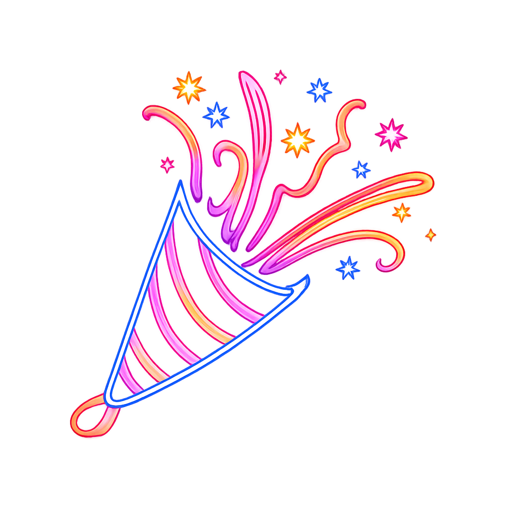 New Year's Eve decoration